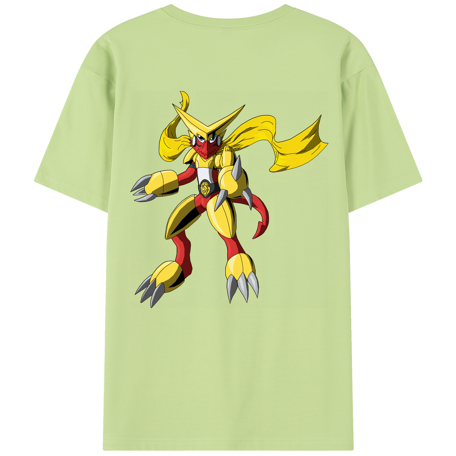 （画像用） Digimon デジタルモンスター/デジモン 綿100％半袖Tシャツ（背面プリント）